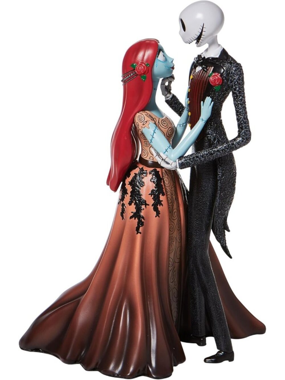 Handcrafted Nightmare Before Christmas Jack & Sally Figurine - 9.5” Halloween